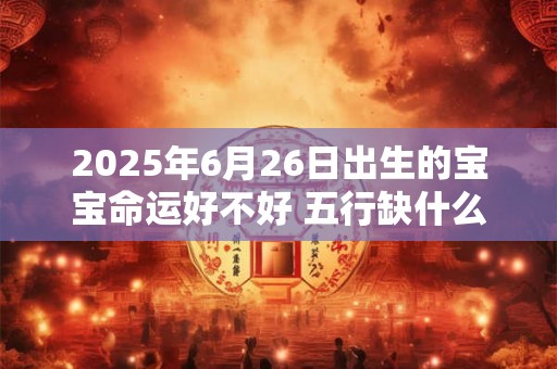 2025年6月26日出生的宝宝命运好不好 五行缺什么