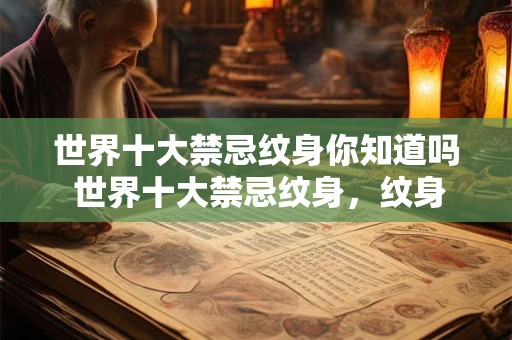 世界十大禁忌纹身你知道吗 世界十大禁忌纹身，纹身不能乱来！