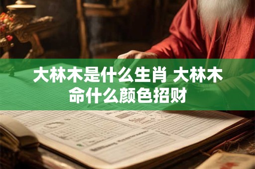 大林木是什么生肖 大林木命什么颜色招财