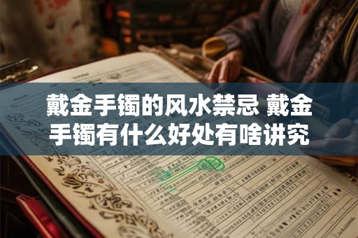 戴金手镯的风水禁忌 戴金手镯有什么好处有啥讲究