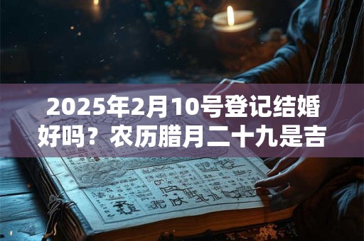 2025年2月10号登记结婚好吗？农历腊月二十九是吉日吗？