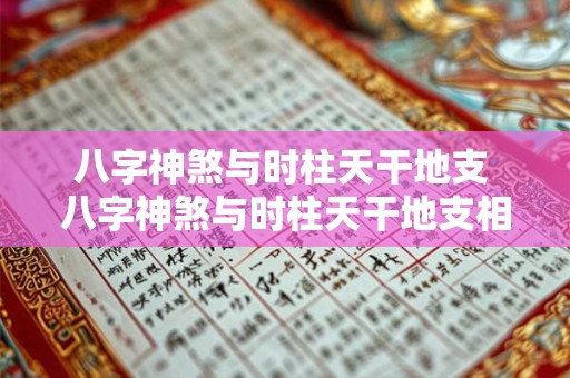 八字神煞与时柱天干地支 八字神煞与时柱天干地支相合