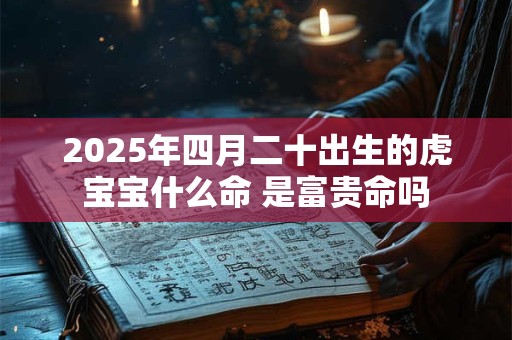 2025年四月二十出生的虎宝宝什么命 是富贵命吗 2025年四月二十出生的虎宝宝什么命 是富贵命吗
