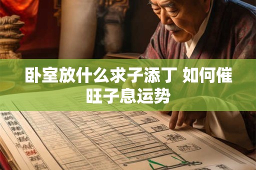 卧室放什么求子添丁 如何催旺子息运势
