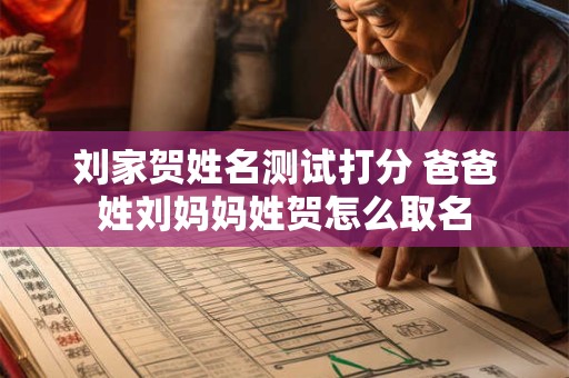 刘家贺姓名测试打分 爸爸姓刘妈妈姓贺怎么取名