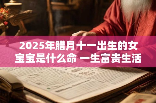 2025年腊月十一出生的女宝宝是什么命 一生富贵生活无忧