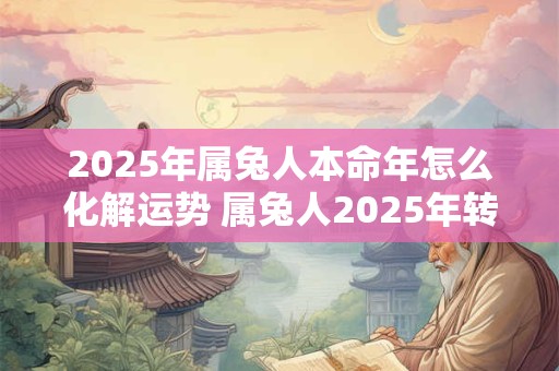 2025年属兔人本命年怎么化解运势 属兔人2025年转运方法