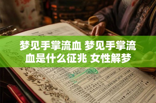 梦见手掌流血 梦见手掌流血是什么征兆 女性解梦
