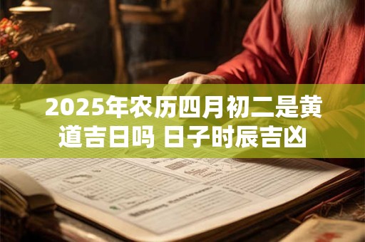 2026年农历四月初二是黄道吉日吗 日子时辰吉凶