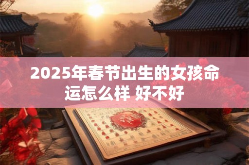 2025年春节出生的女孩命运怎么样 好不好
