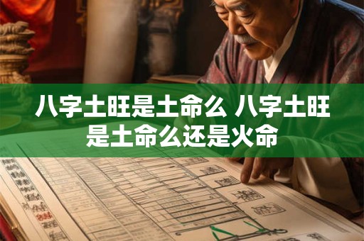 八字土旺是土命么 八字土旺是土命么还是火命