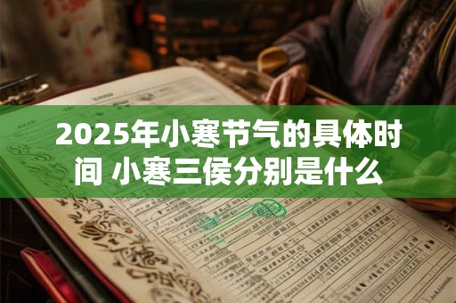 2026年小寒节气的具体时间 小寒三侯分别是什么 2026年小寒节气的具体时间 小寒三侯分别是什么