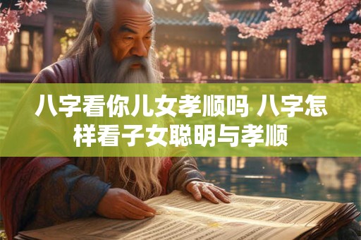 八字看你儿女孝顺吗 八字怎样看子女聪明与孝顺