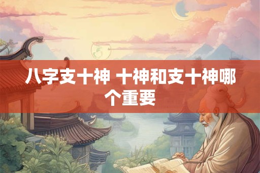 八字支十神 十神和支十神哪个重要