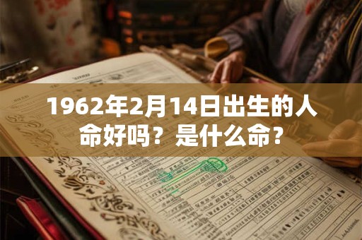 1962年2月14日出生的人命好吗？是什么命？