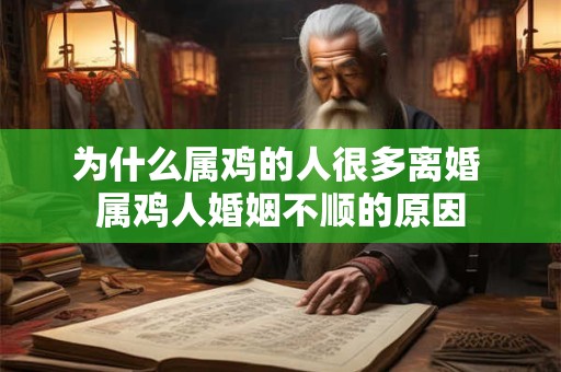 为什么属鸡的人很多离婚 属鸡人婚姻不顺的原因
