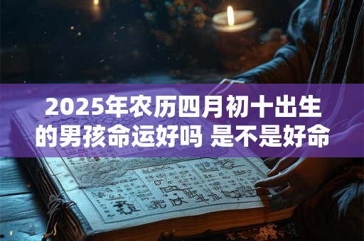 2025年农历四月初十出生的男孩命运好吗 是不是好命