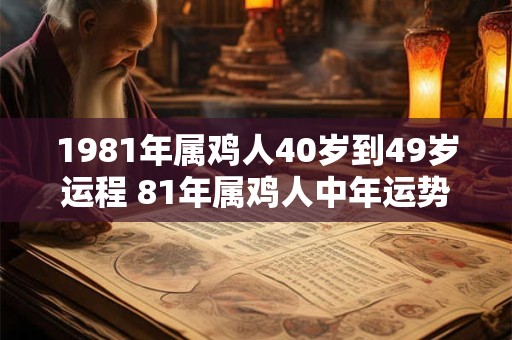 1981年属鸡人40岁到49岁运程 81年属鸡人中年运势走向