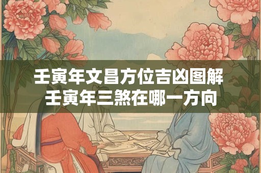 壬寅年文昌方位吉凶图解 壬寅年三煞在哪一方向