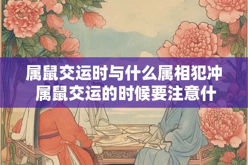 属鼠交运时与什么属相犯冲 属鼠交运的时候要注意什么