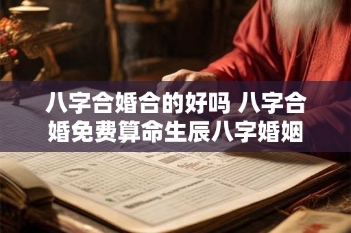 八字合婚合的好吗 八字合婚免费算命生辰八字婚姻
