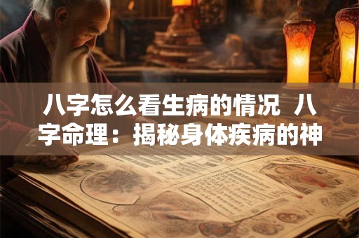 八字怎么看生病的情况  八字命理：揭秘身体疾病的神秘预测