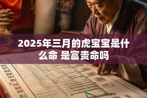 2025年三月的虎宝宝是什么命 是富贵命吗 2025年三月的虎宝宝是什么命 是富贵命吗