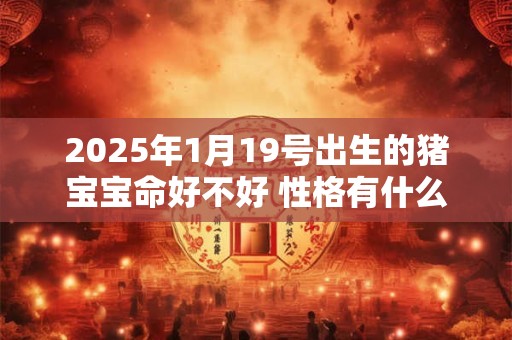 2025年1月19号出生的猪宝宝命好不好 性格有什么特点