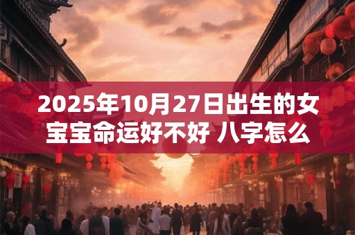 2025年10月27日出生的女宝宝命运好不好 八字怎么