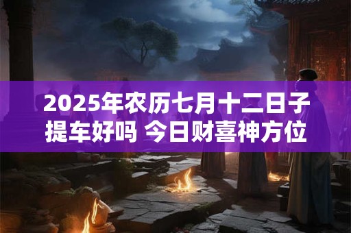 2025年农历七月十二日子提车好吗 今日财喜神方位