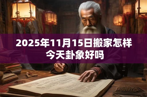 2026年11月15日搬家怎样 今天卦象好吗