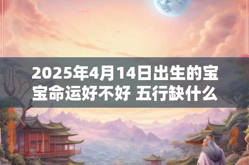 2025年4月14日出生的宝宝命运好不好 五行缺什么 2025年4月14日出生的宝宝命运好不好 五行缺什么