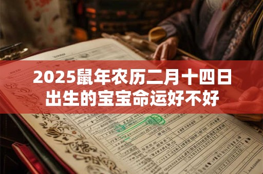 2025鼠年农历二月十四日出生的宝宝命运好不好