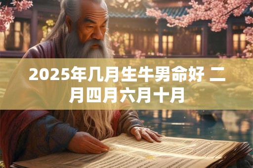 2026年几月生牛男命好 二月四月六月十月
