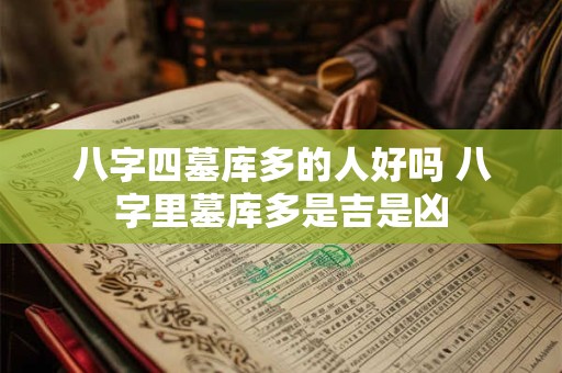八字四墓库多的人好吗 八字里墓库多是吉是凶