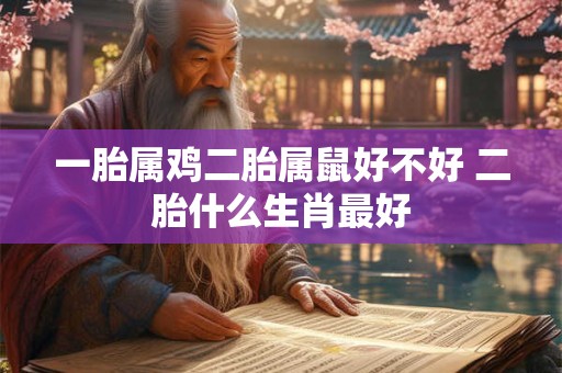 一胎属鸡二胎属鼠好不好 二胎什么生肖最好