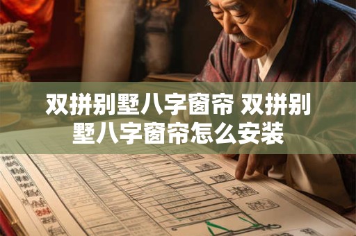 双拼别墅八字窗帘 双拼别墅八字窗帘怎么安装