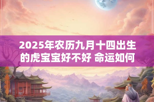 2025年农历九月十四出生的虎宝宝好不好 命运如何