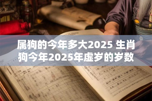 属狗的今年多大2025 生肖狗今年2025年虚岁的岁数