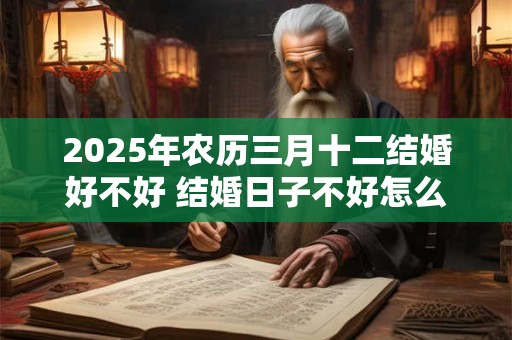 2025年农历三月十二结婚好不好 结婚日子不好怎么补救