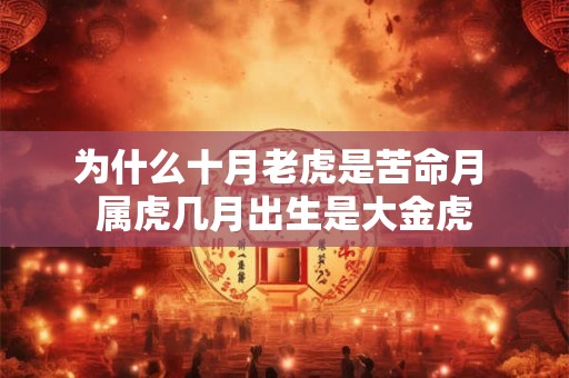 为什么十月老虎是苦命月 属虎几月出生是大金虎