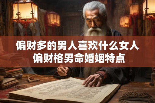 偏财多的男人喜欢什么女人 偏财格男命婚姻特点
