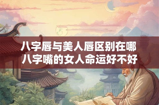 八字唇与美人唇区别在哪 八字嘴的女人命运好不好