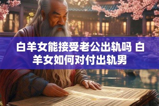 白羊女能接受老公出轨吗 白羊女如何对付出轨男