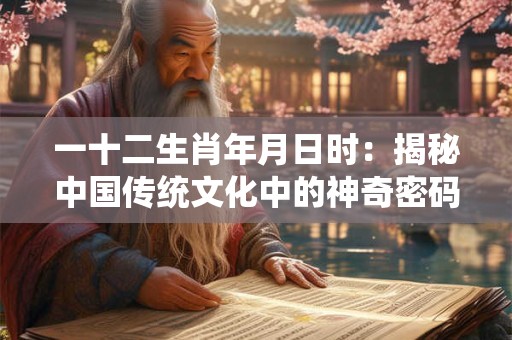 一十二生肖年月日时：揭秘中国传统文化中的神奇密码！