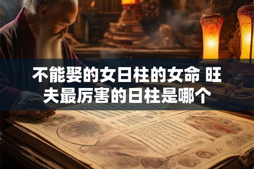 详细阅读:不能娶的女日柱的女命 旺夫最厉害的日柱是哪个 不能娶的女日柱的女命 旺夫最厉害的日柱是哪个