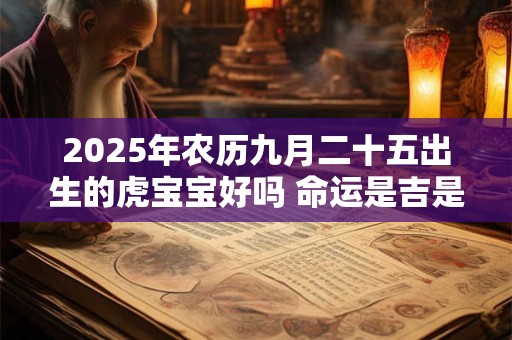 2025年农历九月二十五出生的虎宝宝好吗 命运是吉是凶 2025年农历九月二十五出生的虎宝宝好吗 命运是吉是凶