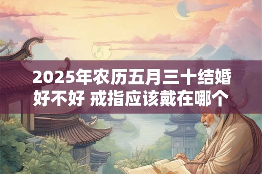 2026年农历五月三十结婚好不好 戒指应该戴在哪个手上 2026年农历五月三十结婚好不好 戒指应该戴在哪个手上
