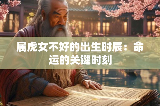属虎女不好的出生时辰：命运的关键时刻