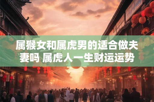 属猴女和属虎男的适合做夫妻吗 属虎人一生财运运势如何